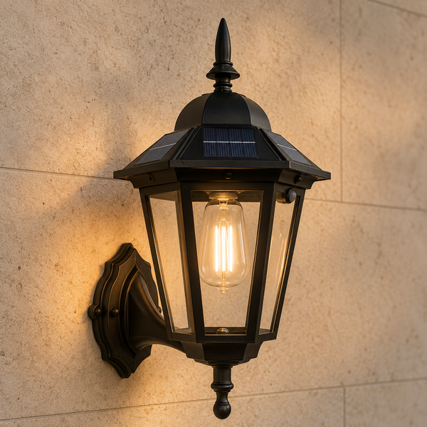 Lampada da Parete Solare per Esterni
