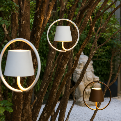 Lampada a Sospensione Ricaricabile da Esterno