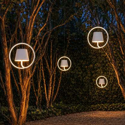 Lampada a Sospensione Ricaricabile da Esterno