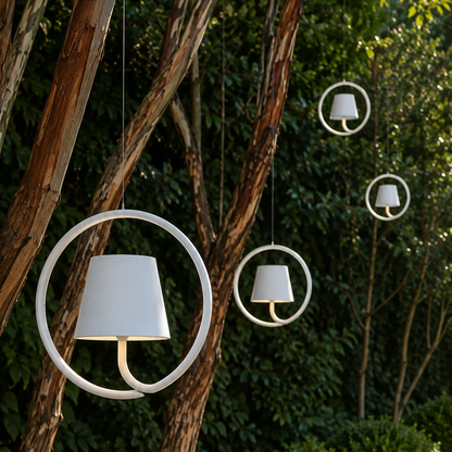 Lampada a Sospensione Ricaricabile da Esterno