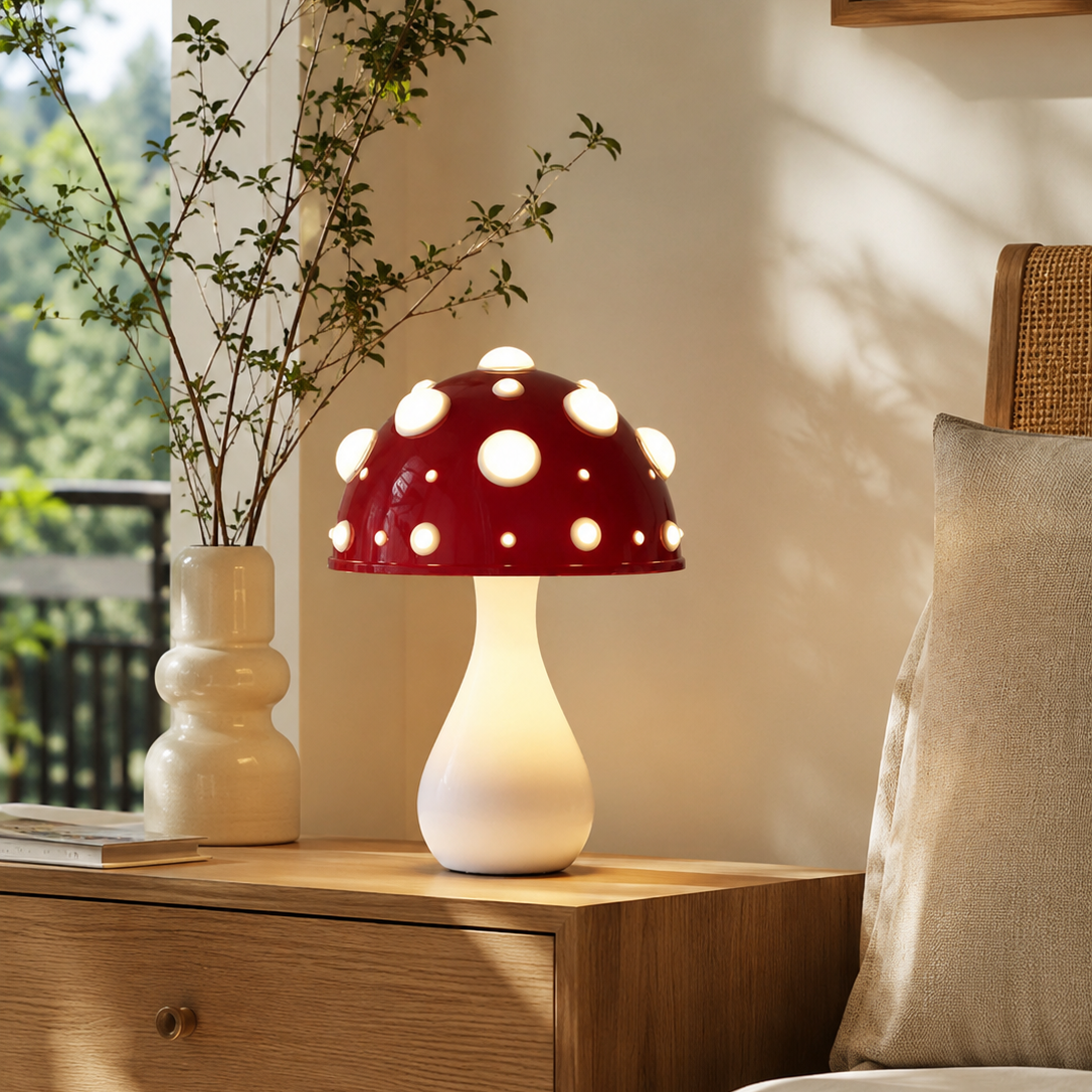 Lampada da Tavolo Design a Fungo