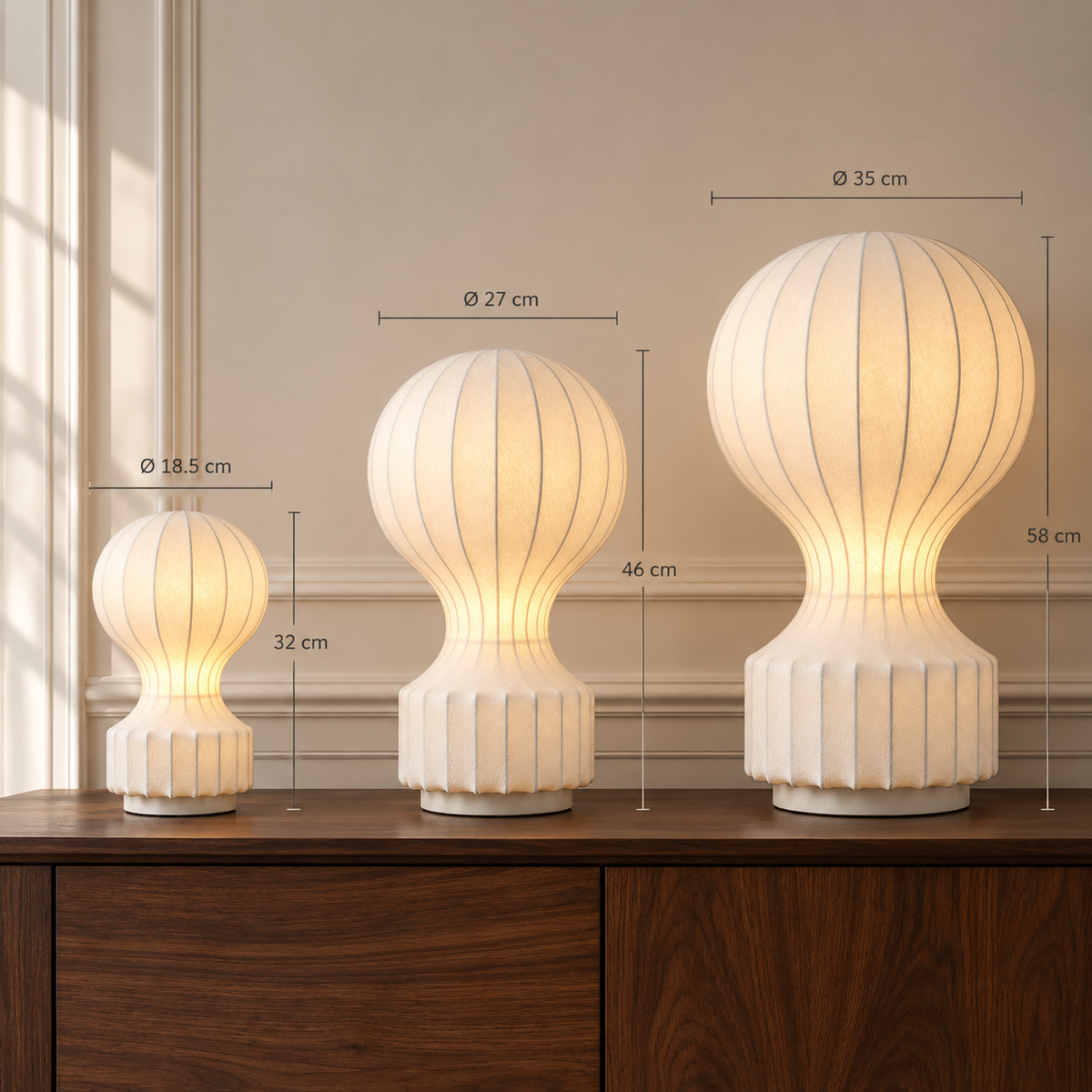 Handmade Silk Table Lamp